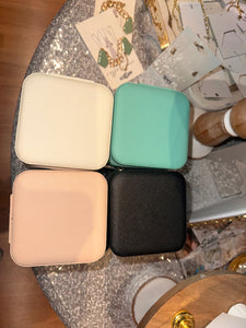 Leather Travel Jewelry Box