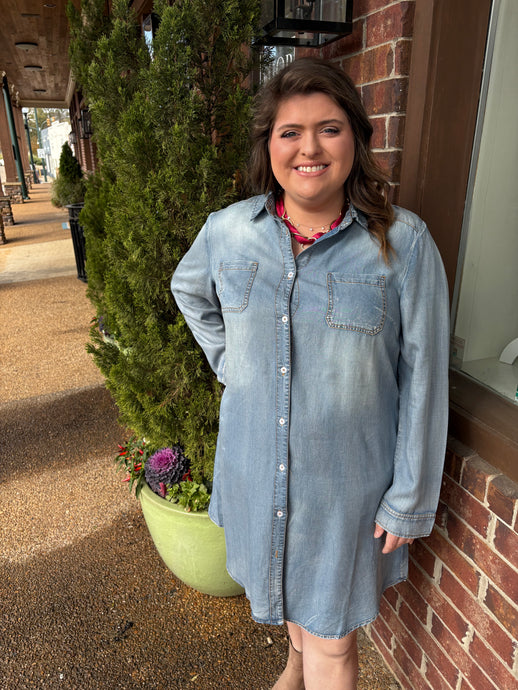 Sunday Chambray Dress