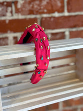 Load image into Gallery viewer, Solid Color Knotted Jeweled Headband