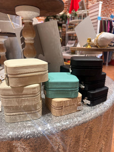 Leather Travel Jewelry Box