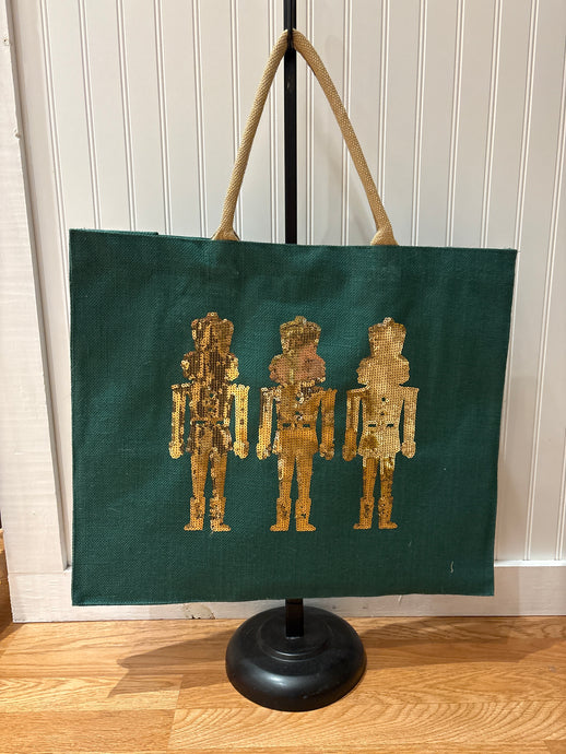 Glitzy Nutcracker Tote