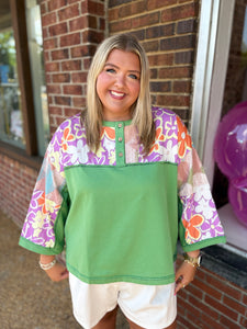 Sage Blossom Top