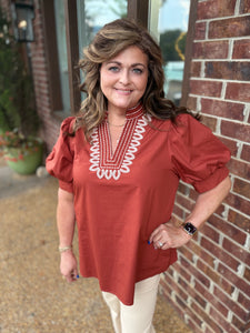Canyon Stitch Top