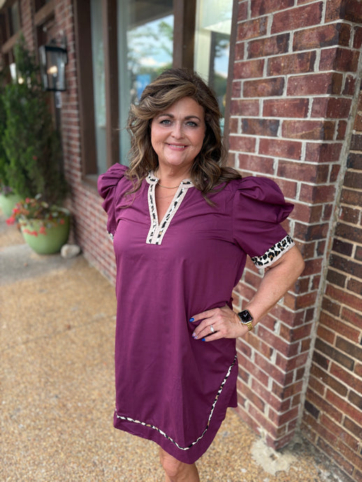 Wild Merlot Dress
