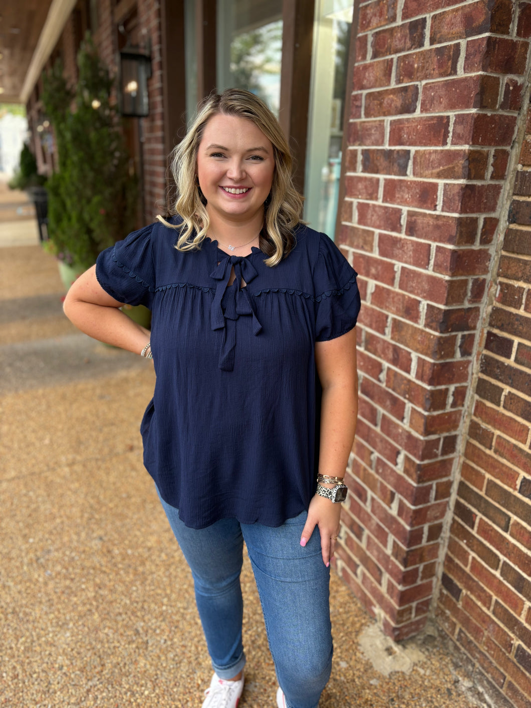 Scallop Sway Top
