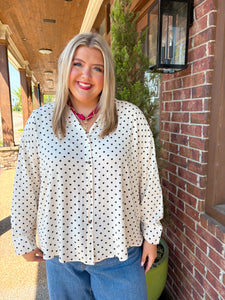 Dot The Line Top