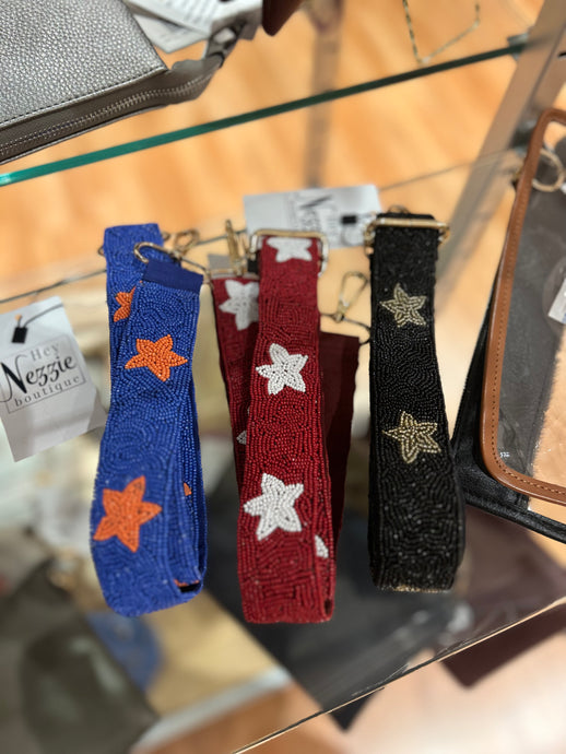 Game Day Beaded Star Strap