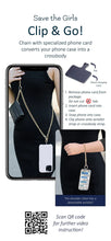 Load image into Gallery viewer, Clip and Go Chain w/Zipper Pouch